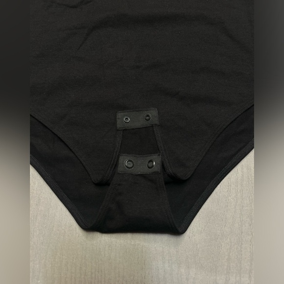 NWT‎ MANGOPOP Women's Square Neck Bodysuit Short Sleeve - Picture 6 of 9